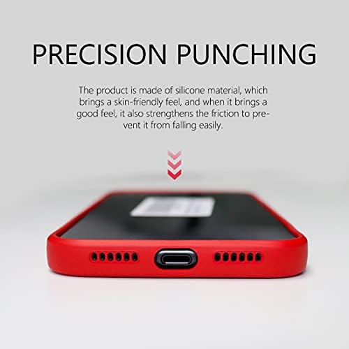 Zhangz Red iPhone X Case - ShockProof Shockproof Slim Fit Silicone TPU Soft Gumber Cover заштитен црвен браник за iPhone XXS