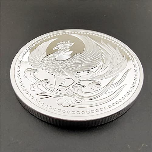 АДАКРИППОКОИНКРИПТИПЕКУРЦЕНЦИЈА Омилена монета Јапонија Феникс Кризантем комеморативна монета сребрена позлатена виртуелна занаети за виртуелни монети со среќ