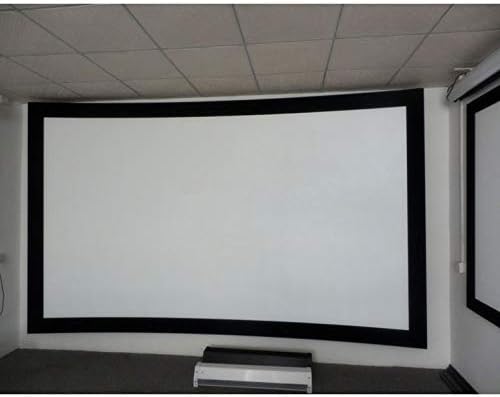 N/A 4K 16: 9 Бело ткаени акустични транспарентни прилагодени 3D криви фиксни рамка Проектор екран за екранот за проекција на домашно кино