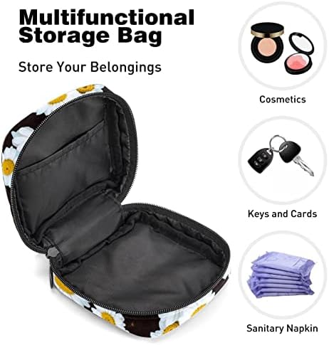 Торба за складирање за санитарни подлошки за салфетка, торбичка за менструална чаша, организатор на торби за периоди за женски