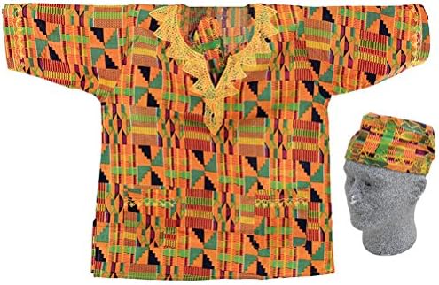 Африкански Инспириран Модата Унисекс Кенте Дашики-Достапни Во Неколку Модели, Кенте Шема 2