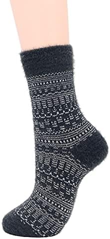 Машки волна чорапи глужд зимски топли чорапи Атлетски нејасни чорапи спортски екипи чорапи меки чорапи за пешачење