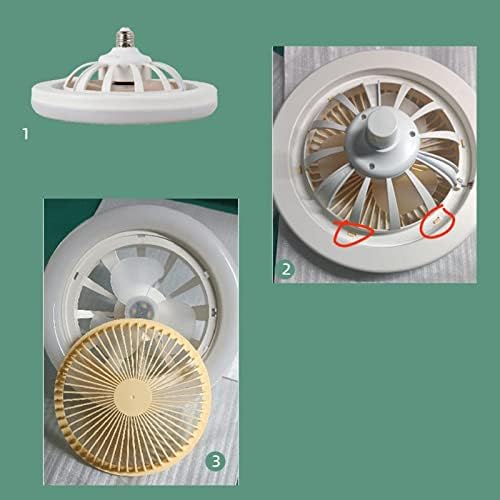 Ајбал Тавански Вентилатор Со Интегрирана Светлина, Внатрешни Тавански Вентилаторски Светла За Спална Соба, Дневна Соба | Светлосен