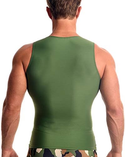 Инста тенок машка резервоар за компресија на мажите - Тенок резервоар за мускули на телото - Контрола на абдомен