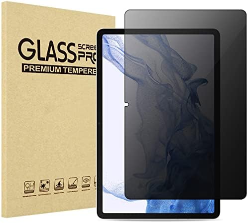 Procase for Galaxy Tab S8 / Tab S7 11 инчи пакет со заштитник на екранот за приватност за 11 инчи Galaxy Tab S8 2022 / Galaxy Tab S7 2020