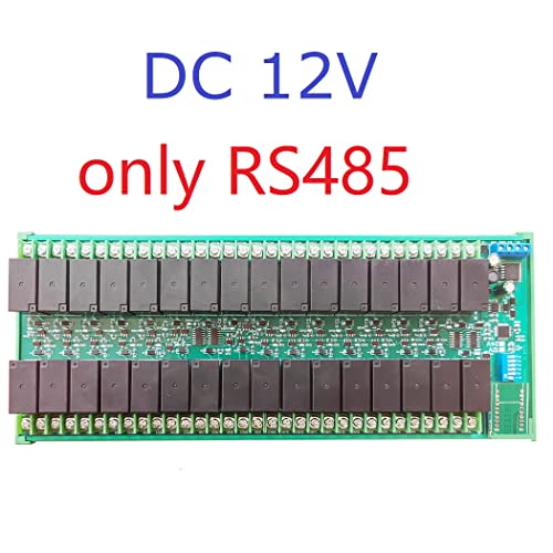 Eletechsup 32ch DC 12V 20A висока струја на Ethernet/RS485 реле модул RJ45 мрежна порта TCP/IP Modbus RTU табла