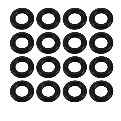 Uxcell Nitrile Guber O-прстени 10,5 mm OD 5,5 mm ID 2,5 mm ширина, метрички запечатување на запечатување, пакет од 20