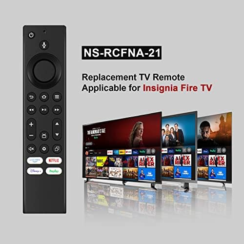 Далечински управувач NS-RCFNA-21 Заменска замена компатибилен за Insignia TV NS-43F301NA22 NS-55F301NA22 NS-58F301NA22 NS-50F301NA22
