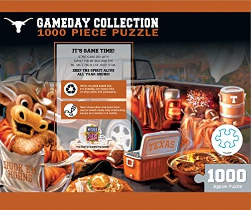 Ремек -дела NCAA GameDay Collection Collection - Колекцијата Texas NCAA GameDay 1000 парчиња сложувалка