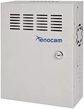 XENOCAM 4K CCTV напојување 8 канали прилагодливо DC11V ~ DC15V 16 AMP излез Осигурувач со анти-бран и анти-EMI Circurtt дизајниран за 4K