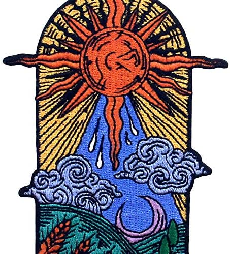 Zegins The Sun Patch извезено примена железо на шиење на амблем