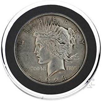 10 Носители На Монети Од Типот Црн Прстен 38мм За Сребрени Долари