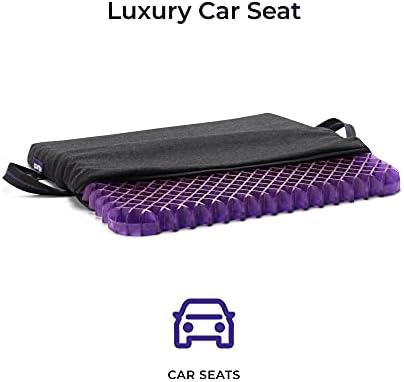Виолетова Едноставно Перница За Седиште | Мрежа За Намалување На Притисокот Дизајнирана За Крајна Удобност | Наменета За Автомобили