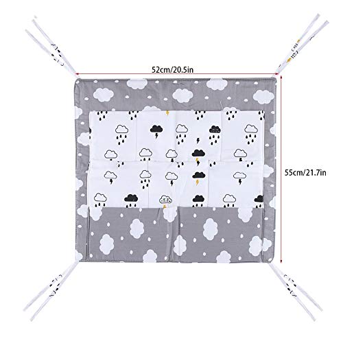 Бебе Кревет Виси Торба За Складирање Пелена Играчка Организатор Памучен Џеб За Детско Креветче
