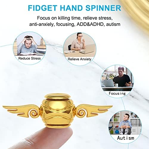 Златни фирми за прсти за рака играчки играчки за деца возрасни - кул магична светска моќност орбита за топки играчки фидати најдобри подароци