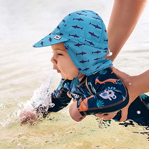 Бебешка Капа ЗА Сонце UPF 50+ Ув Зраци Заштита Од Сонце Доенче Летна Капа За Пливање Со Капа За Мали Капи За Вратот За Момчиња