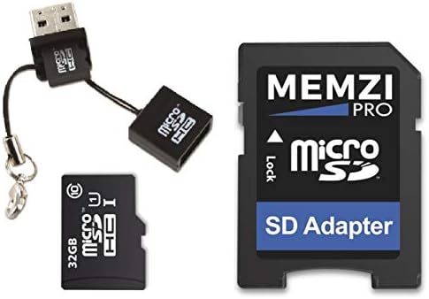 MEMZI PRO 32gb 90MB/S Класа 10 Микро SDHC Мемориска Картичка со SD Адаптер И USB Читач За Canon Ivy cliq+, Ivy CLIQ Инстант Снимање Дигитални