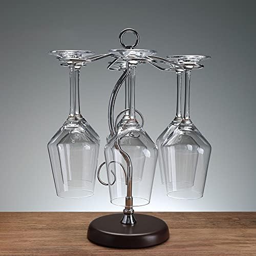 Hahах вина стаклена решетка наопаку решетката со висока чаша домашно вино виси европски стаклени чаша чаши решетки за решетки за решетки