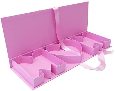 Венпак празен цвет подарок кутија Денот на мајката мајка картонска буква во форма на пополнување чоколадо јагода од пакување на бонбони