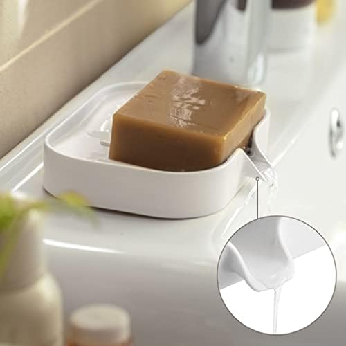 KRIVS SOAP BOX Wallид монтиран сапун за сапун држач за сапун, држач за сапун, големина: 13 * 2.2 * 10см сапун