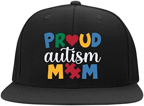 Urvog Горд аутизам мама аутизам за подигнување на свеста за месечна капа капа на Твил - Аутизам Мама подарок