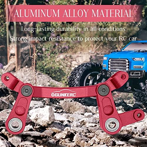 OGRC алуминиумска легура управувачка и управувачка врска, со делови за надградба на топката поставени за 1/10 Arrma Senton 4x4 Granite 4x4
