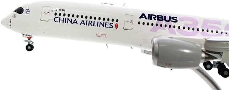 JC Wings China Airlines A350-900XWB јаглеродни влакна Б-18918 Флапс надолу со STAND Limited Edition 1/200 Diecast Aircraft претходно