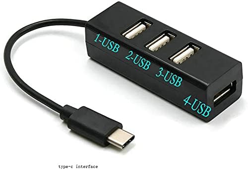 WPYYI Type-C до 4-порта USB 3.0 HUB USB 3.1 адаптер Адаптер Адаптер за адаптер за полнач за полнач за автомобили