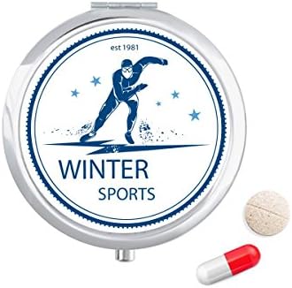 Зимски Спорт Ски Костум И Чизми Шема Пилула Случај Џеб Медицина Кутија За Складирање Контејнер Диспензерот