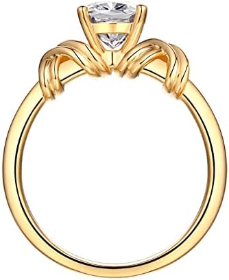 2023 Нов класичен нов прстен за венчавки за венчавки, ретро злато женски сингл ринестон ткаен образец вежба мода модерна забава пенливи