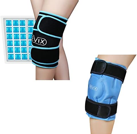 Редекс мраз за олеснување на болката во коленото, заграда за компресија на ладно гел за болка и поддршка на артритис, ACL, затрупување со мраз