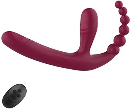 Tinmico без ремен дилдо вибраторски секс играчки за возрасни двојни, двојно вибрирачки g место за возрасни секс играчки, пенетрација анален