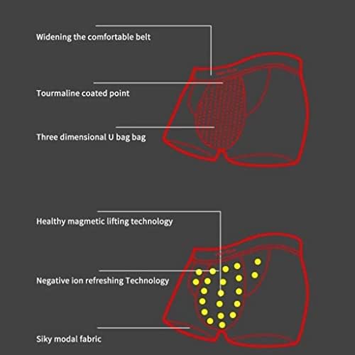 КСИОН Машко Проширување Долна Облека Удобност Шорцеви Магнетна Терапија Здравствена Заштита Внатрешни Панталони Подобрување На Машката