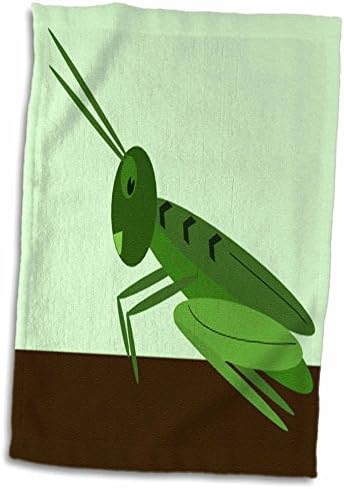 3drose Florene Childrens Art II - Симпатична скакулец на зелена боја - крпи