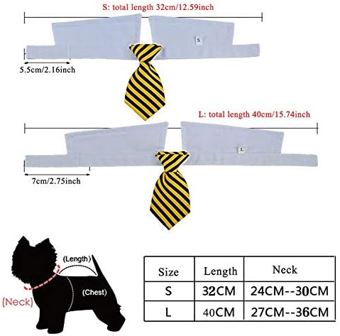 Uxzdx cujux кучиња чешлање мачки прилагодливи шарени лак вратоврска животинска лента шарена јака миленичиња разнобојно вратот вратоврски бело