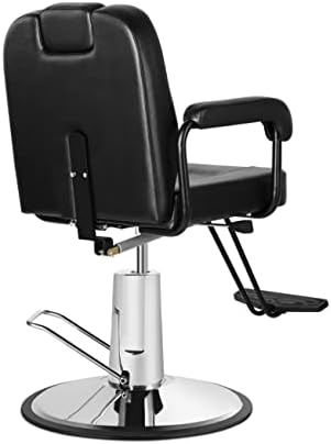 Топбербер, кој се повлекува од бербер стол Хидрауличен бербер стол за стилист за коса тешка убавина салон стол 360 степени вртливиот