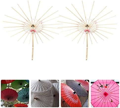 Besportble јапонски декор Јапонски декор Јапонски декор Кинески декор 2 парчиња рачно изработени чадори за хартија стојат шик подмачкана хартија