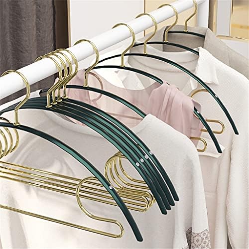 Sawqf облека закачалка алуминиумска легура гардероба простор за заштеда на облека за заштеда на облека што не се лизга, закачалка џемпер