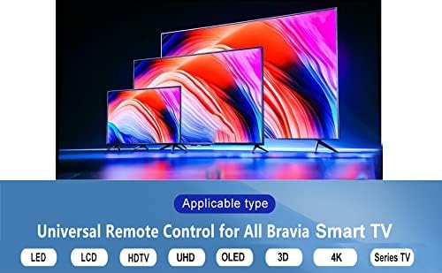 RM-YD092 Замена далечински управувач Универзален компатибилен со Sony Bravia LCD LED HDTV 3D телевизори