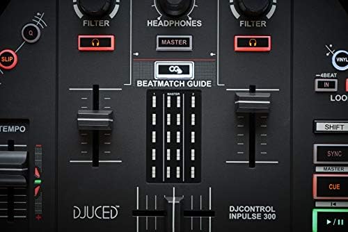 Херкулес DJ Control InPulse 300 | 2 канали USB контролер, со водич за BeatMatch, DJ Academy и Full DJ Software DJUCED вклучени