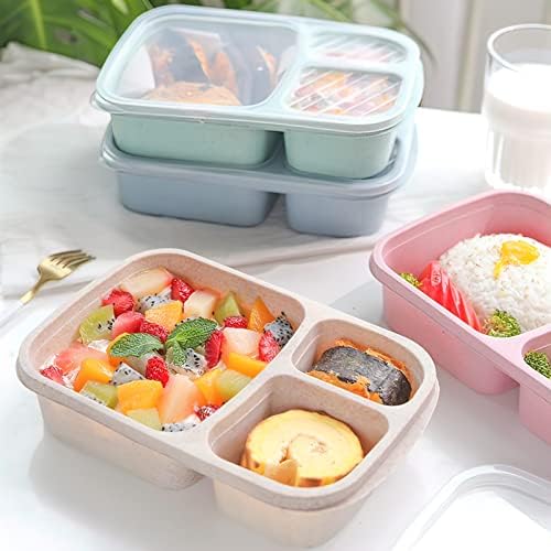 Кингрол 8 Спакувајте Пластични Кутии За Ручек Бенто, Контејнери За Подготовка На Оброци, Контејнери За Храна За Повеќекратна Употреба со
