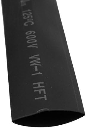 Аексит Полиолефин Топлинска Електрична опрема Цевка За Смалување Жица Завиткајте Кабелски Ракав Долг 8 Метри 10мм Внатрешна Диа Црна