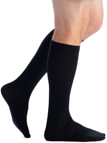 Евонација Машко Колено Високо 8-15 mmHg Дипломирани Чорапи За Компресија-Облека За Компресија Со Благ Притисок