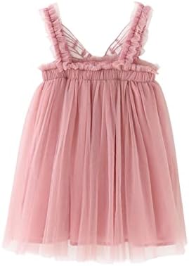 Бебе девојки Тул фустан роденденска забава слоевит принцези фустани облекуваат пеперутка елегантна облека со ангелски крилја облека
