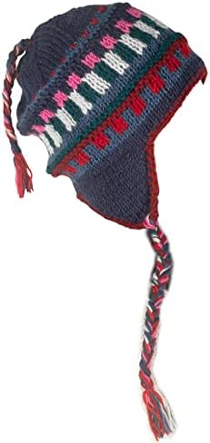 Топла зимска волна капа руно во капачето плетено плетено плетено уво клапи снег ладно дебели жени мерино thinsulate на отворено