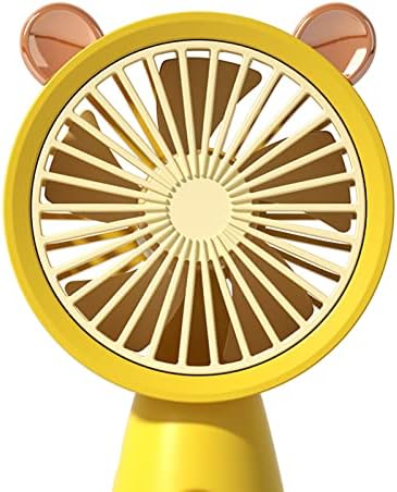 Рачен вентилатор ве одржува ладно моќно премија за премија од џеб, при рака, жолто вентилатор жолто
