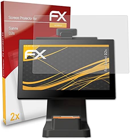 Заштитник на екранот Atfolix компатибилен со филмот за заштита на екранот Sunmi D2S, анти-рефлективен и шок-апсорбирачки FX FX FASTOR FILEM