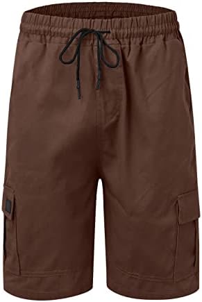 Машки шорцеви на РТРДЕ летни обични обични џебови на отворено крпеници, спортови алатки за панталони мажи мажи