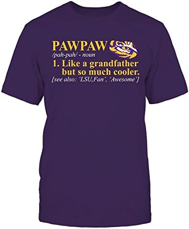 Маица на тигрите на Fanprint LSU - Дефиниција за Pawpaw