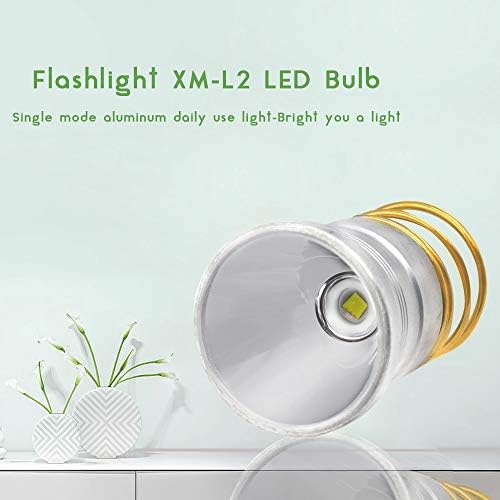 Ултра Светла XM-L2 LED Сијалица 2000 Лумен Пад-Во P60 Дизајн Модул, Еден Режим Рефлектор Поправка ЗАМЕНА LED Сијалица За Сигурни